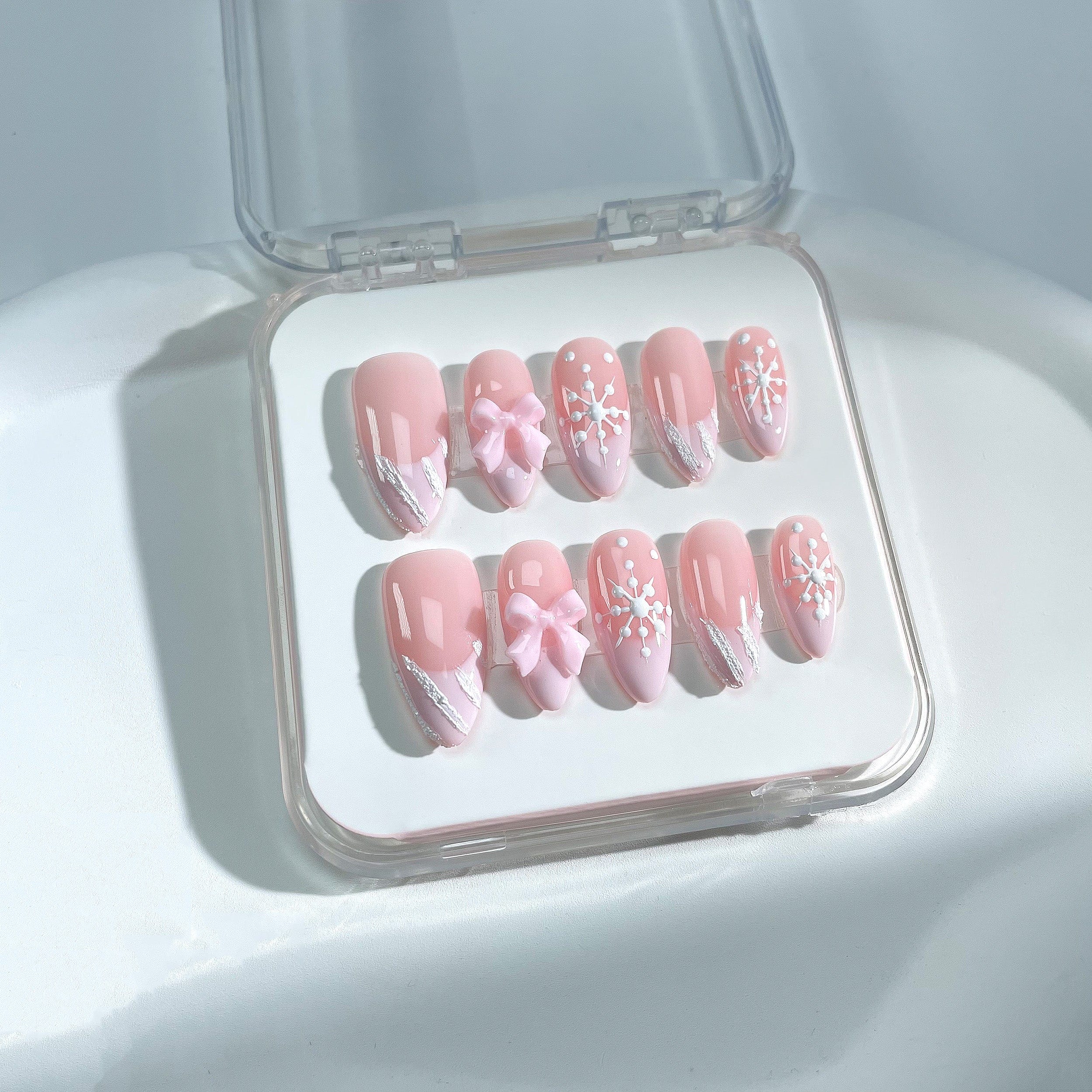 C1 Pink Snowflakes（ Medium ）